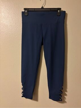 Threads 4 Thought Navy Blue Crisscross Leggings